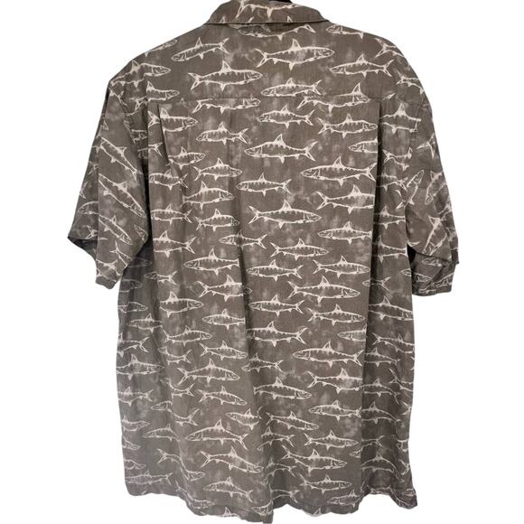 Columbia Men's Casual Button Down Shirt - Brown and White - Picture 5 of 6